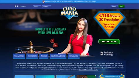 Euromania casino login