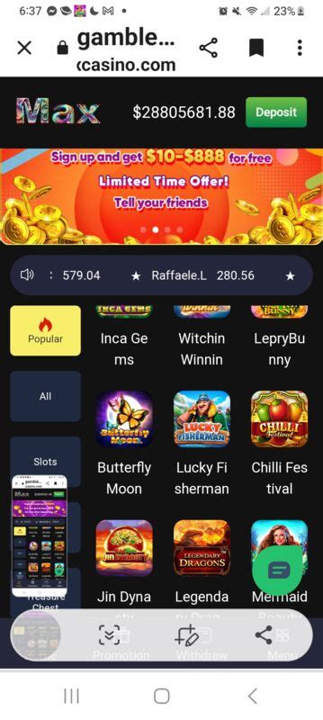 Gamblemax casino aplicação