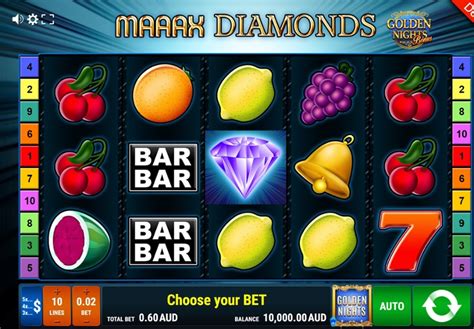 Maaax Diamonds Golden Nights Bonus Slot Grátis