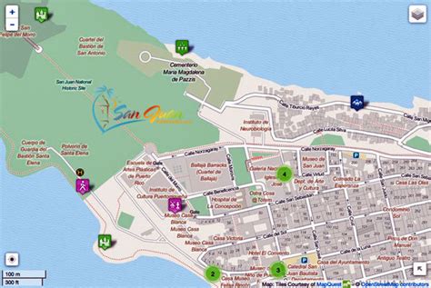Mapa de casinos em san juan de puerto rico