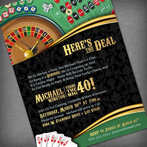 Party casino convites