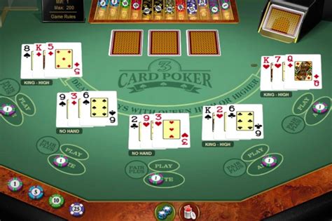 Three Card Poker 2 betsul