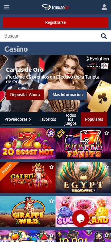 Tornadobet casino codigo promocional